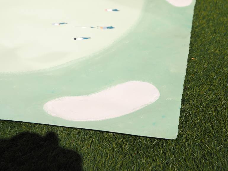 Original Minimalism Sports Painting by Carlos Martín