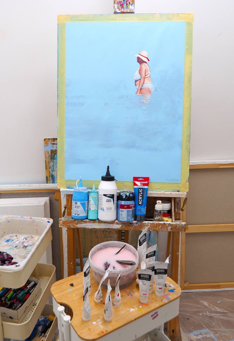 Original Contemporary Women Painting by Carlos Martín