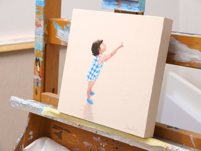 Original Figurative Children Painting by Carlos Martin