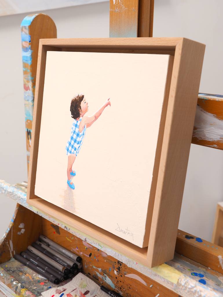 Original Figurative Children Painting by Carlos Martin