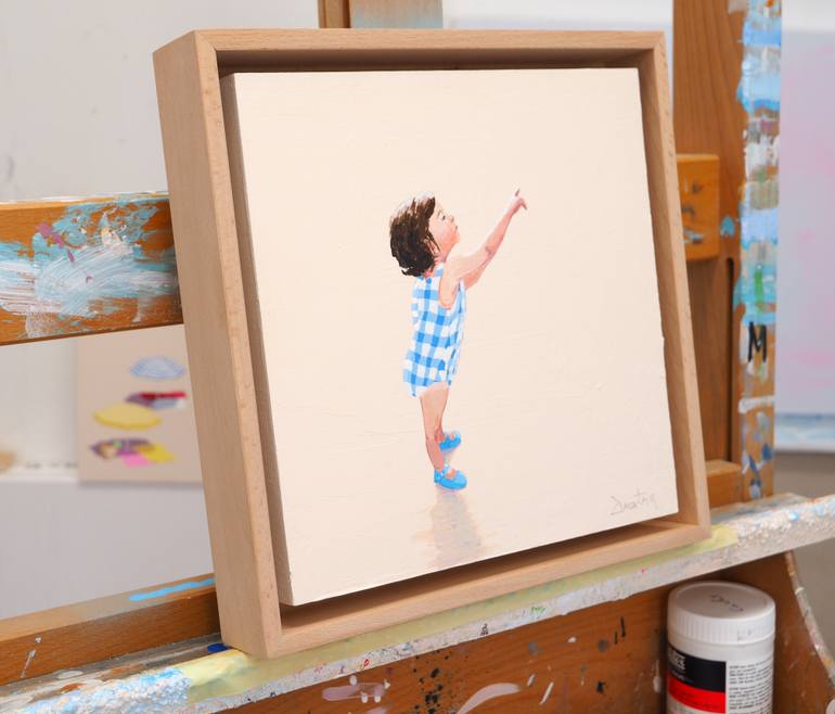 Original Figurative Children Painting by Carlos Martin