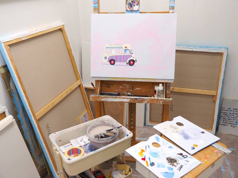 Original Figurative Pop Culture/Celebrity Painting by Carlos Martín