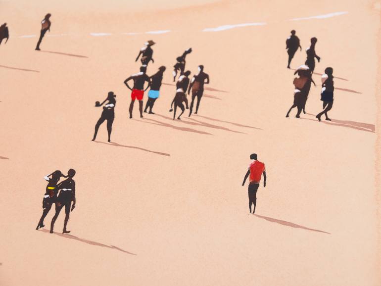 Original Contemporary Beach Painting by Carlos Martín