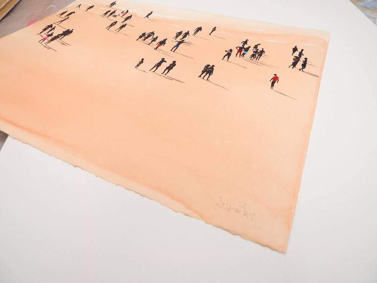 Original Contemporary Beach Painting by Carlos Martín