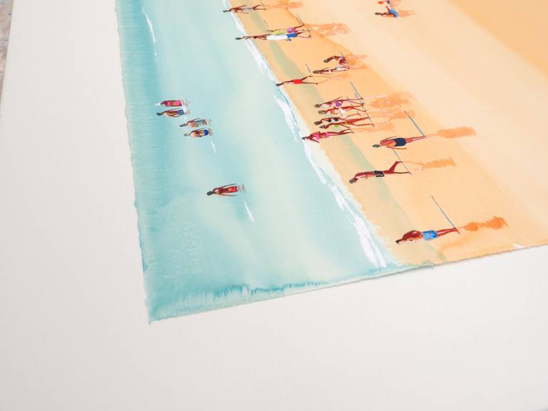 Original Contemporary Beach Painting by Carlos Martin