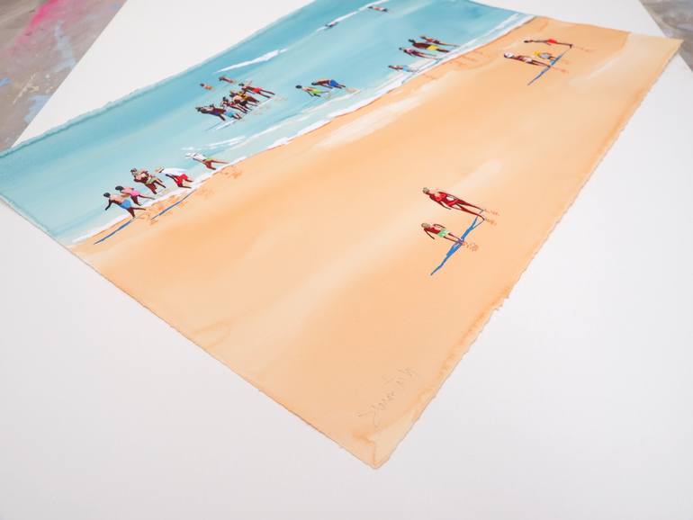 Original Contemporary Beach Painting by Carlos Martin