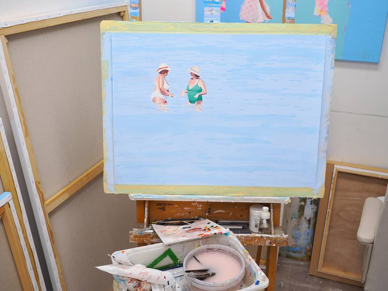 Original Contemporary Women Painting by Carlos Martín