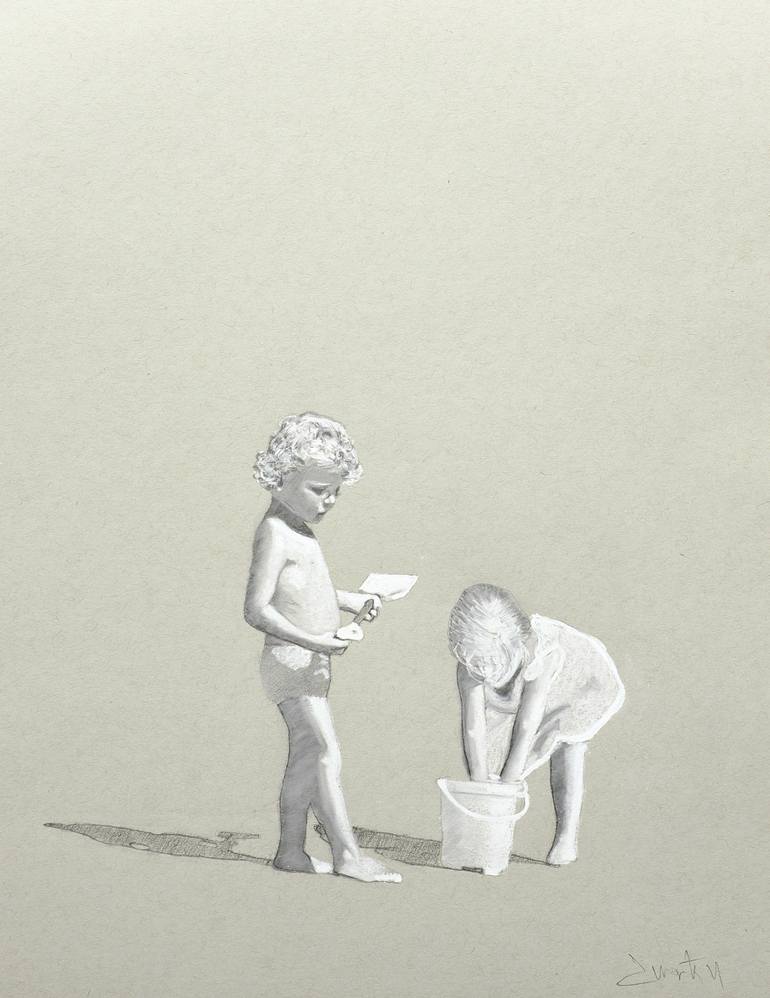 Original  Drawing by carlos martin