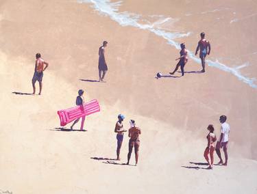 Print of Conceptual Beach Paintings by Carlos Martín