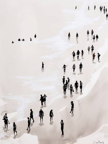 Print of Beach Paintings by Carlos Martín