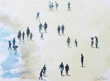 Original Expressionism Beach Paintings by Carlos Martín