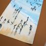 Original painting made with ink and oil painting on 100% cotton Arches 160lb CP(NOT) paper. Four deckled edges. Gloss varnish. Front and back signed and CoA. Will ship on double sturdy cardboard tube. 

25,5 x 40 inches.

64,8 x 101,5 cm.