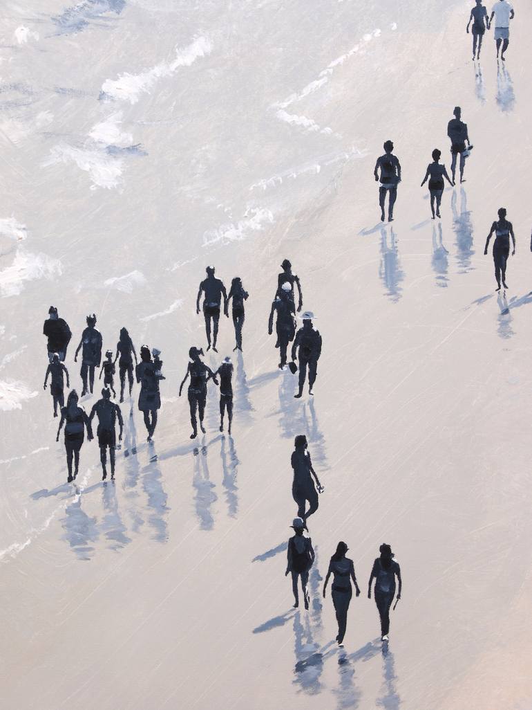 Original Beach Painting by Carlos Martín