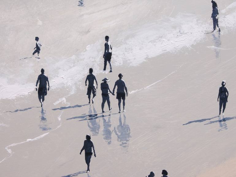 Original Beach Painting by Carlos Martín