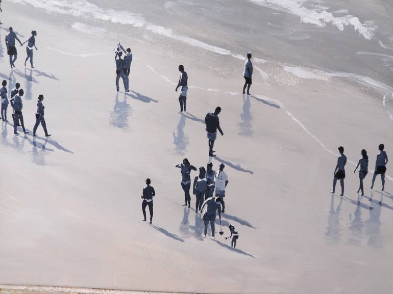 Original Beach Painting by Carlos Martín