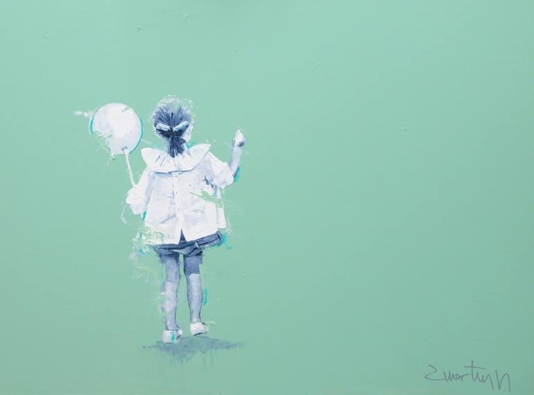 Original Conceptual Children Paintings by Carlos Martín