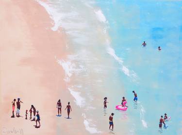 Original Realism Beach Paintings by Carlos Martín