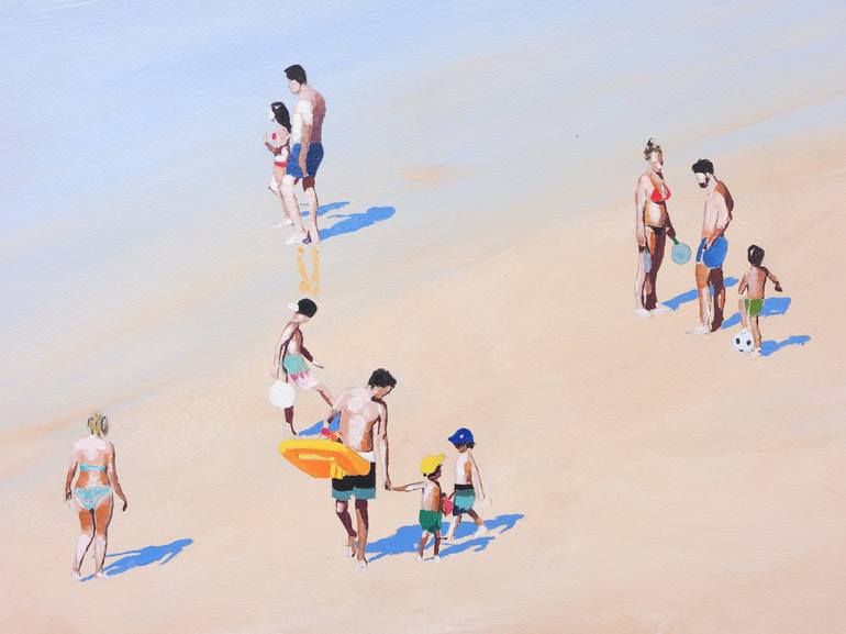 Original Beach Painting by Carlos Martín