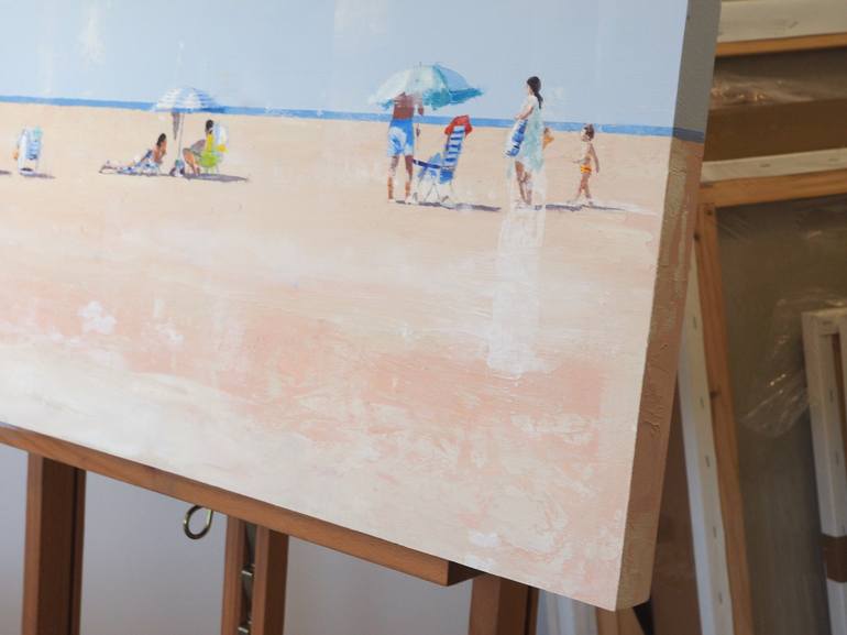 Original Beach Painting by Carlos Martín