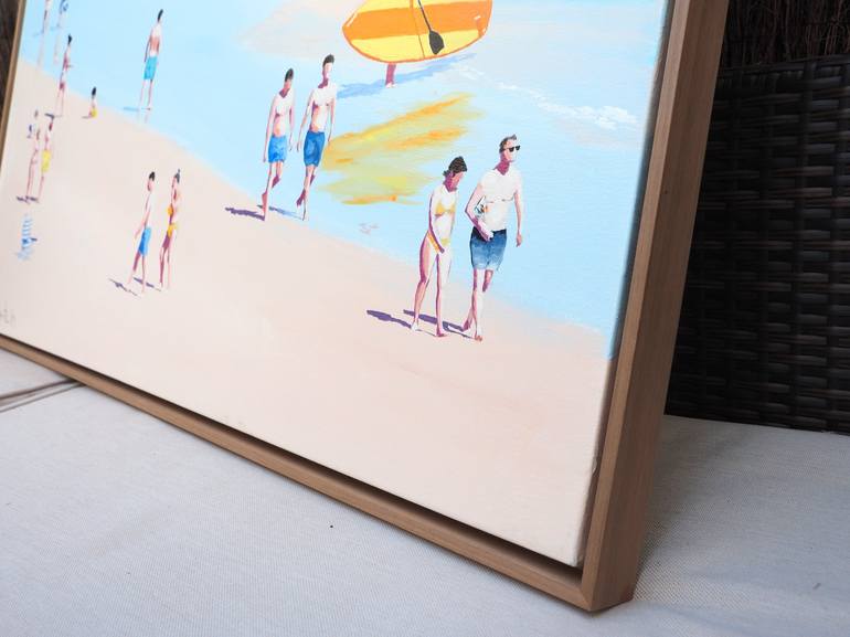 Original Beach Painting by Carlos Martín