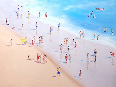 Original Modern Beach Paintings by Carlos Martín