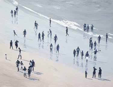Original Modern Beach Paintings by Carlos Martín