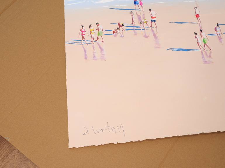 Original Beach Painting by Carlos Martín