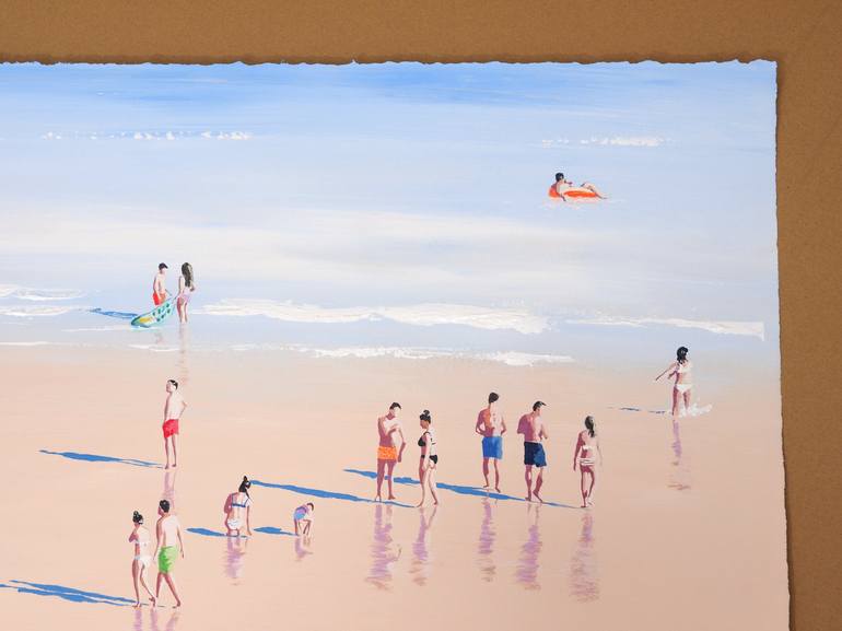 Original Beach Painting by Carlos Martín