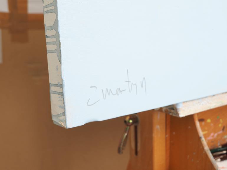 Original Figurative Beach Painting by Carlos Martín