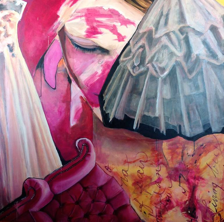 Original Abstract Expressionism Women Painting by Kate Joiner