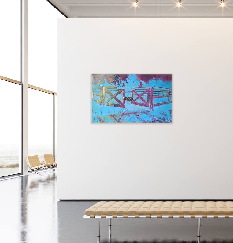 Original Conceptual Landscape Painting by Kate Joiner