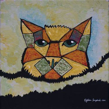 Print of Cubism Animal Paintings by Cigdem Senyurek