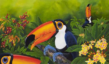 Toco Toucan - Playful Antics thumb