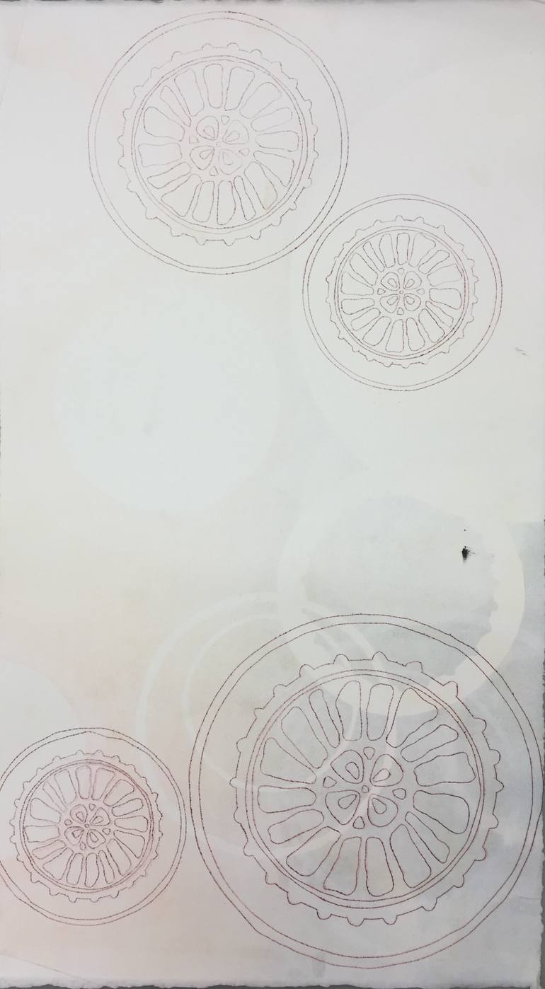 Original Abstract Patterns Printmaking by Megan Demit