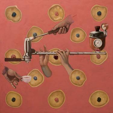 Print of Fine Art Food & Drink Paintings by Alex Ghizea Ciobanu
