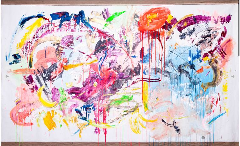 Original Abstract Expressionism Abstract Painting by Maria Lankina