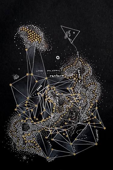 Original Abstract Geometric Drawings by Maria Lankina