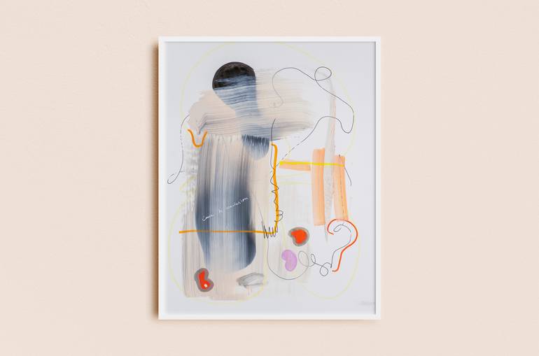 Original Abstract Expressionism Abstract Painting by Maria Lankina