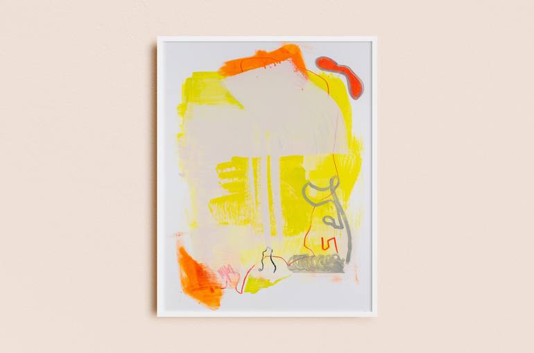 Original Abstract Expressionism Abstract Painting by Maria Lankina