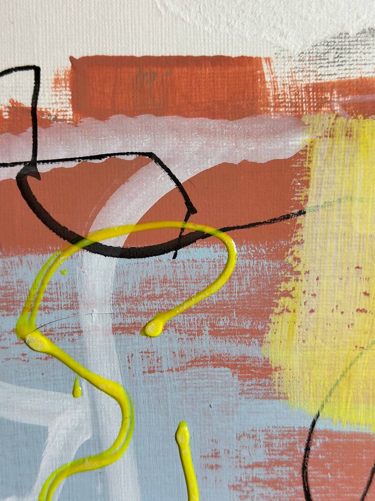 Original Abstract Expressionism Abstract Painting by Maria Lankina