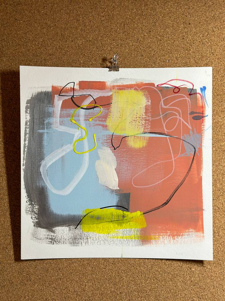 Original Abstract Expressionism Abstract Painting by Maria Lankina