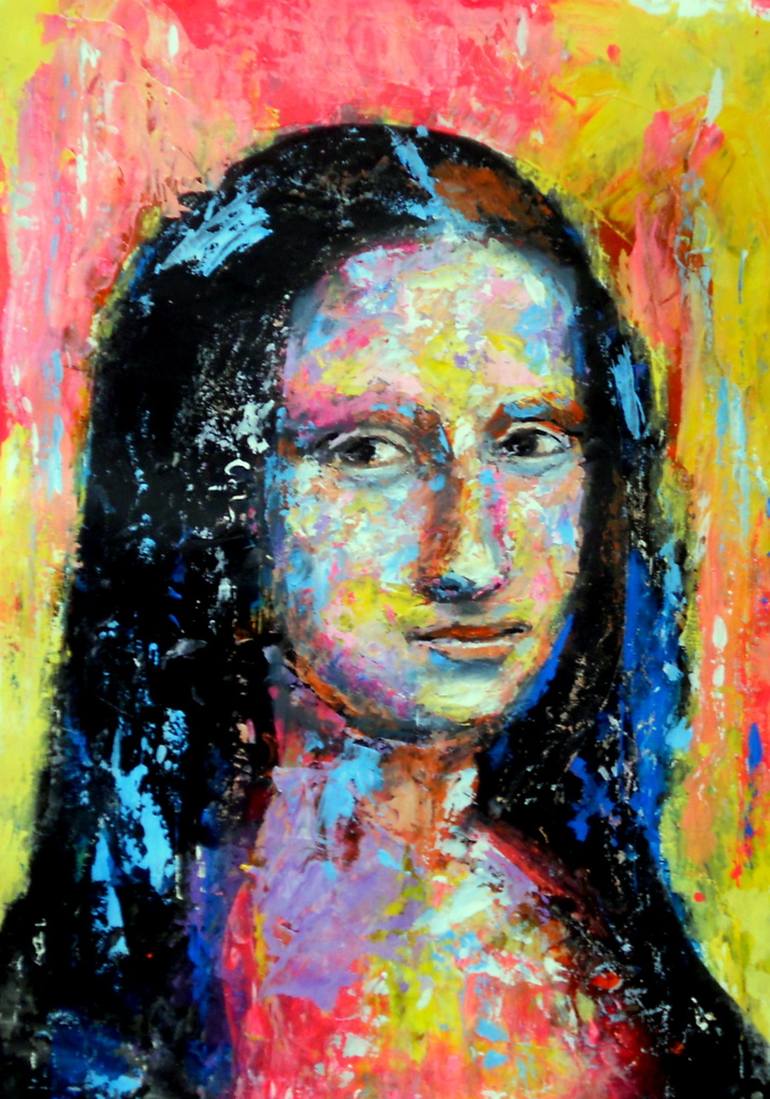 ▷ Mona lisa pop by Mp Chery, 2021, Painting