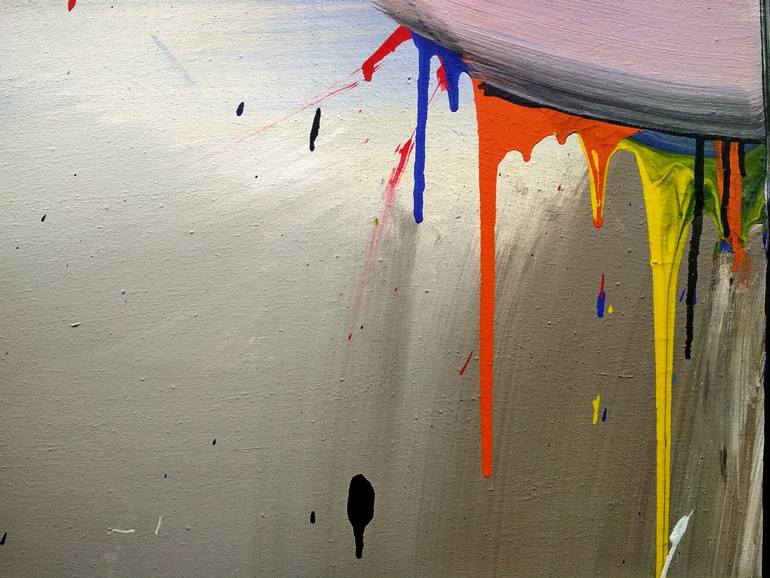 Original Abstract Expressionism Abstract Painting by Bohdan Bohatchuk