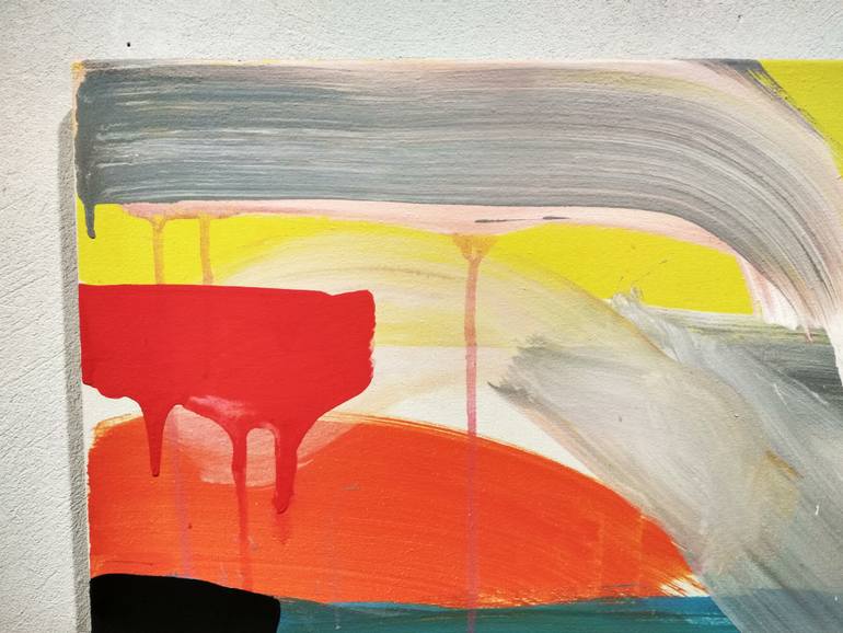 Original Abstract Expressionism Abstract Painting by Bohdan Bohatchuk