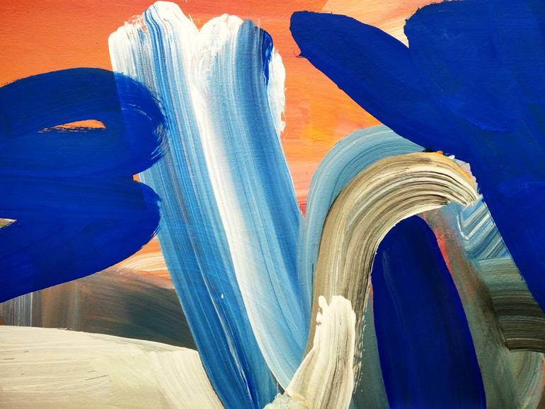 Original Abstract Expressionism Abstract Painting by Bohdan Bohatchuk