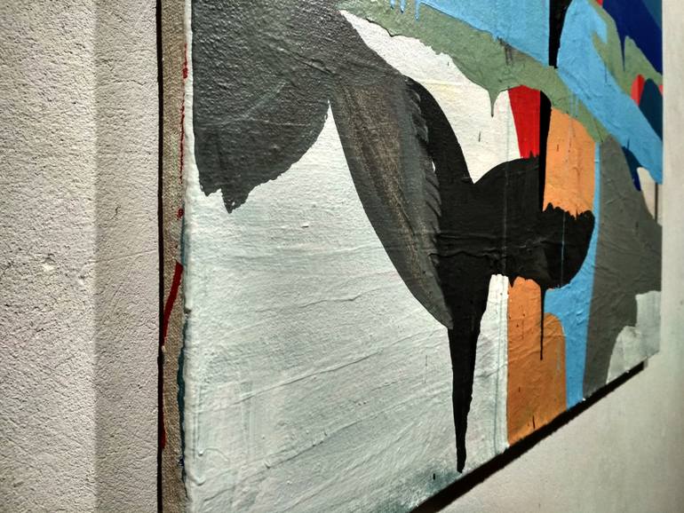Original Abstract Expressionism Abstract Painting by Bohdan Bohatchuk