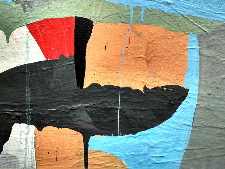 Original Abstract Expressionism Abstract Painting by Bohdan Bohatchuk