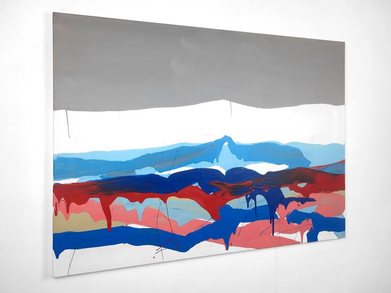Original Abstract Expressionism Abstract Painting by Bohdan Bohatchuk