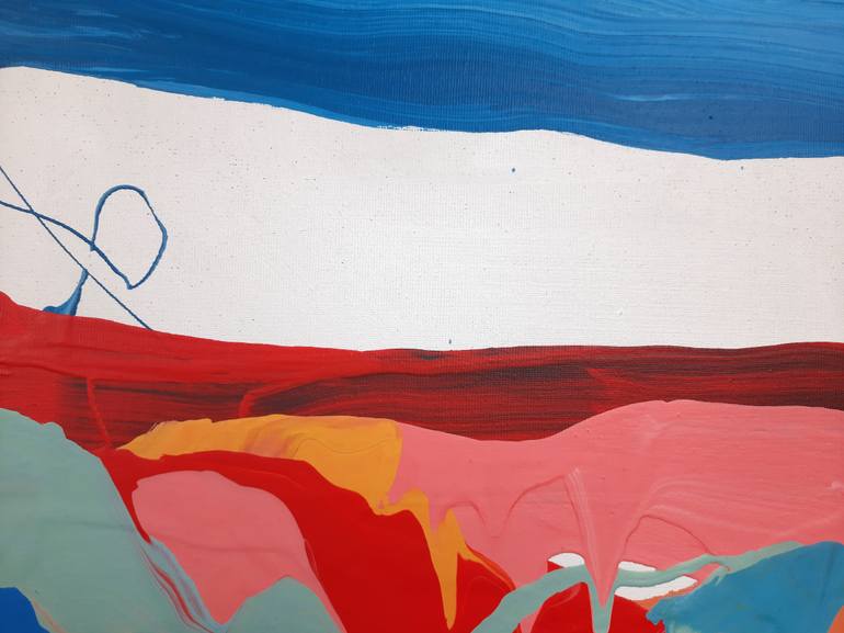 Original Abstract Expressionism Abstract Painting by Bohdan Bohatchuk