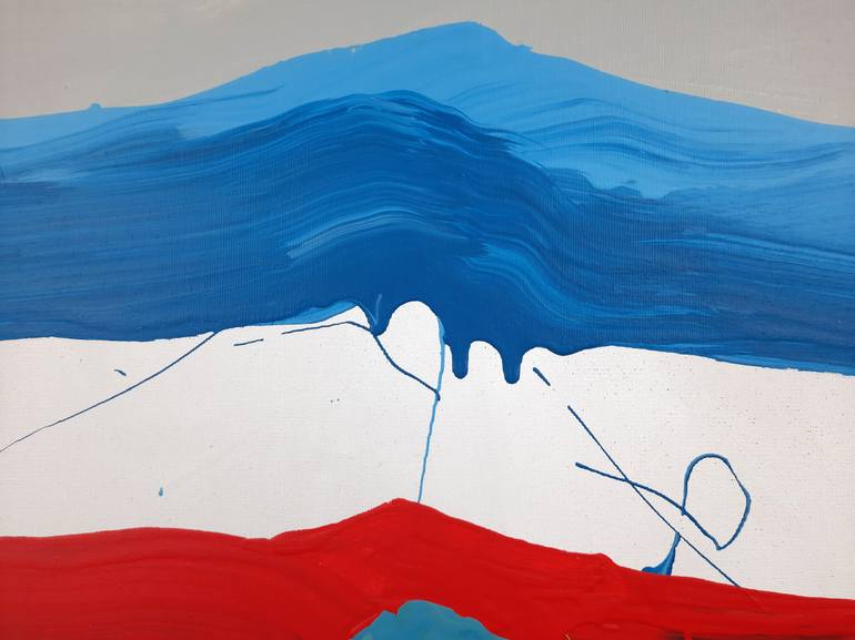 Original Abstract Expressionism Abstract Painting by Bohdan Bohatchuk